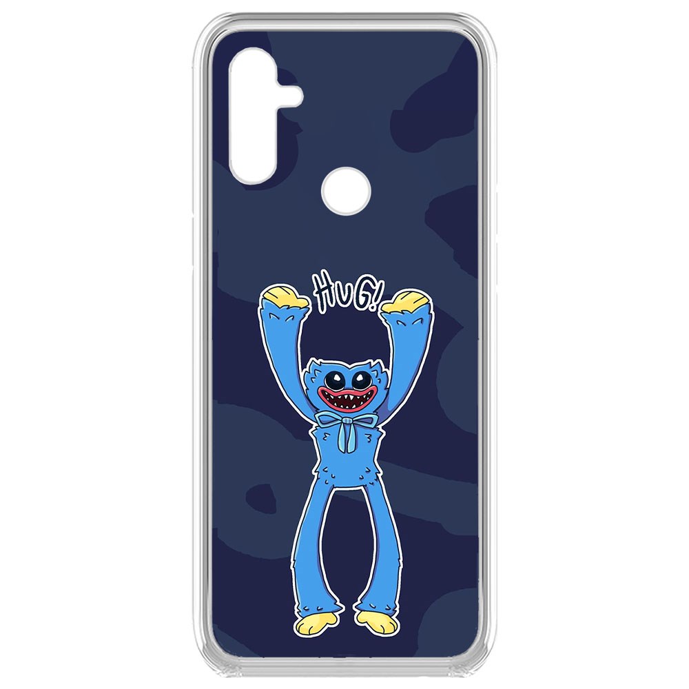 

Чехол-накладка Krutoff Clear Case Хаги Ваги Обнимашки для Realme C3, Прозрачный