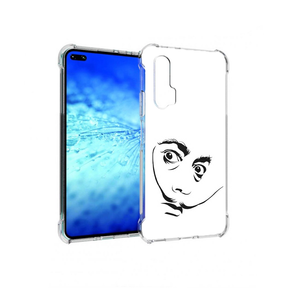 

Чехол MyPads Tocco для Huawei View 30 Pro мужчина с длинными усами (PT145237.17.487), Прозрачный, Tocco