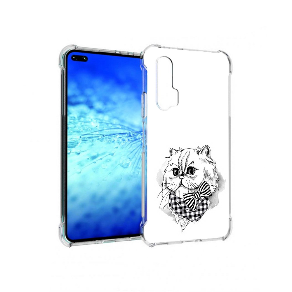 Чехол MyPads Tocco для Huawei View 30 Pro нарисованная красивая кошечка (PT145237.17.503)