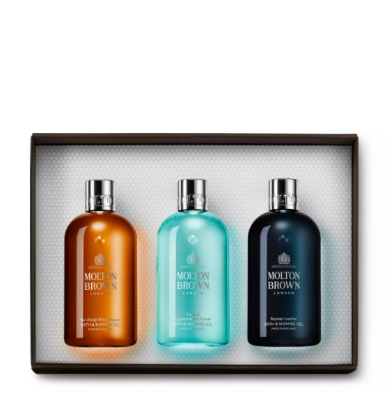 фото Набор гелей для душа 300 мл. molton brown woody & aromatic bathing gift set