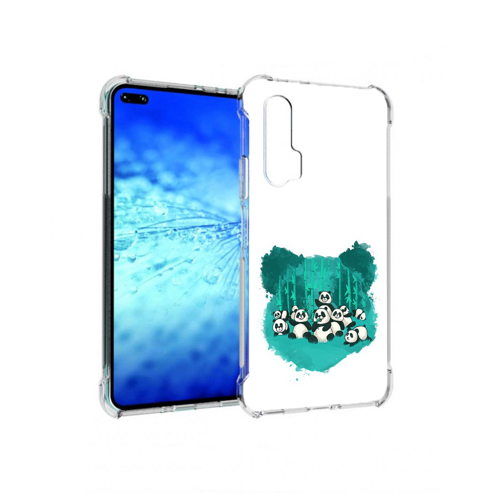 

Чехол MyPads Tocco для Huawei View 30 Pro нарисованные панды (PT145237.17.508), Прозрачный, Tocco