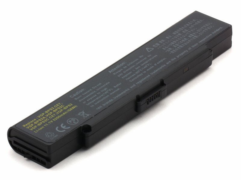 

Аккумулятор для Sony VGP-BPS2A, VGP-BPS2B, VGP-BPS2C Black