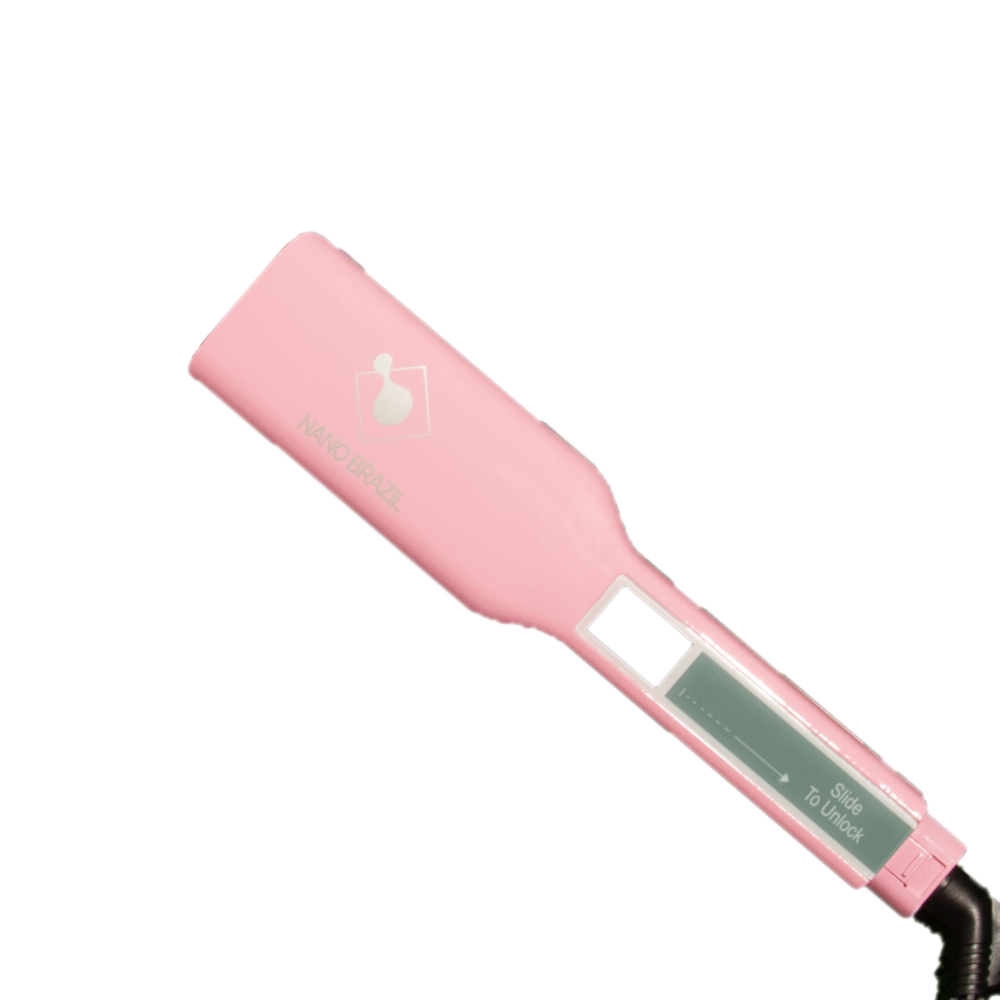 

Выпрямитель волоc Nano Brazil NB01F pink, NB01F