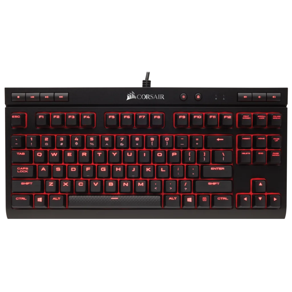 Проводная игровая клавиатура Corsair K63 Cherry MX Red CH-9115020-RU 1499000₽