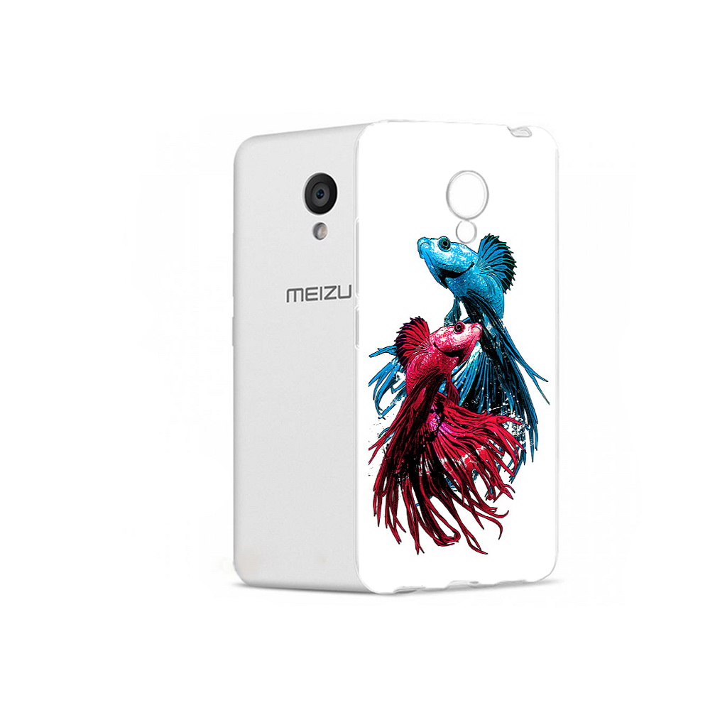 

Чехол MyPads Tocco для Meizu M5 рыбы петушки (PT62224.82.592), Прозрачный, Tocco