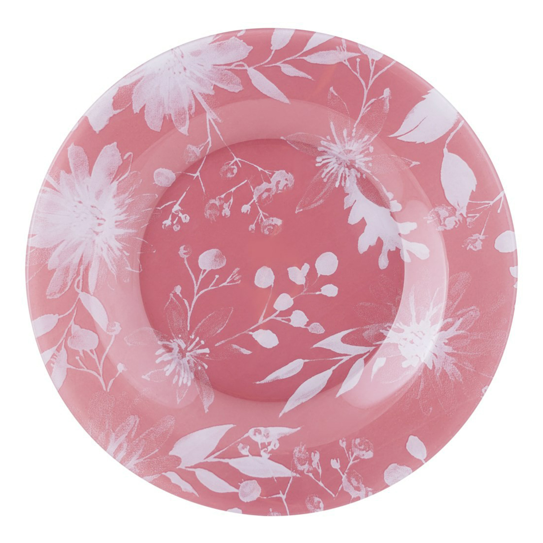 

Тарелка десертная Pasabahce Floral pink 19,5 см