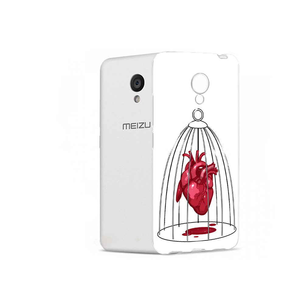 

Чехол MyPads Tocco для Meizu M5 сердце в клетке (PT62224.82.597), Прозрачный, Tocco