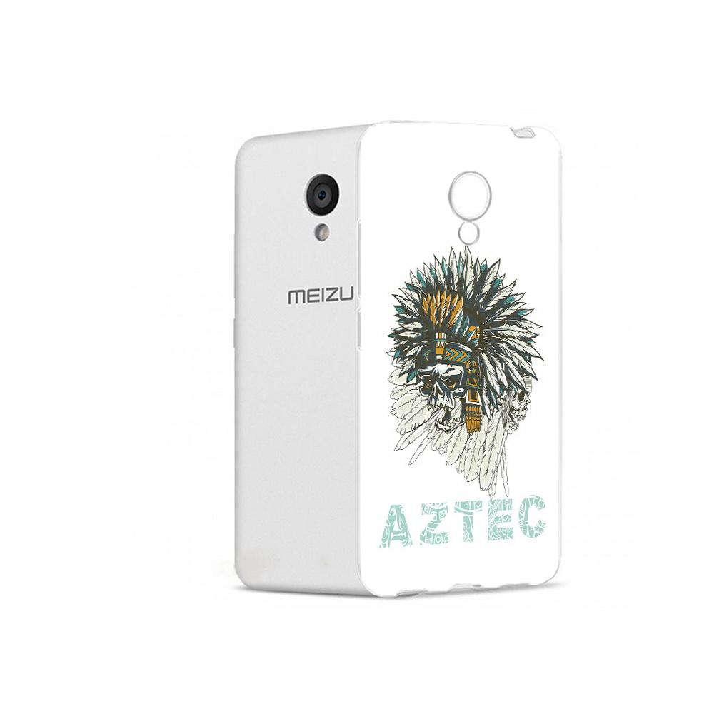 

Чехол MyPads Tocco для Meizu M5 скелет индеец (PT62224.82.602), Прозрачный, Tocco
