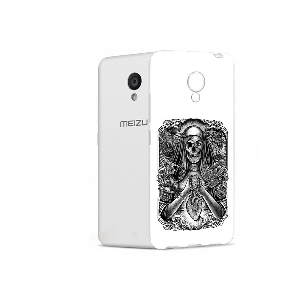 

Чехол MyPads Tocco для Meizu M5 скелет с сердцем (PT62224.82.603), Прозрачный, Tocco