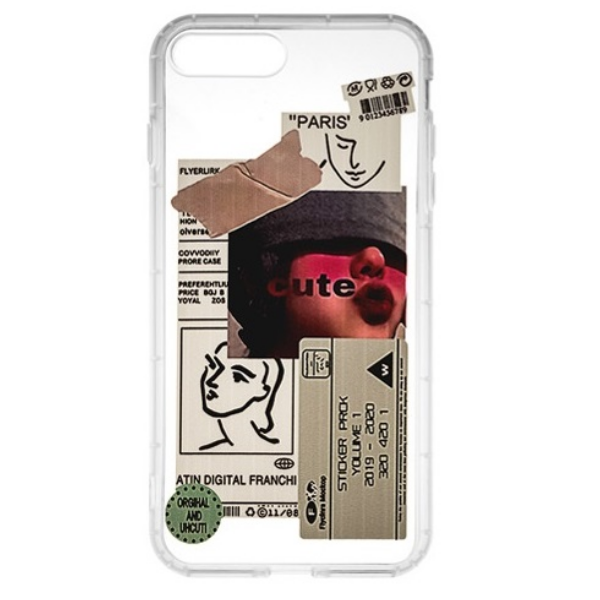 фото Чехол для iphone 7/8 plus tpu tide case - cute прозрачный nobrand