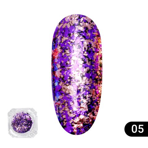 

Втирка для ногтей Global Fashion, Transparent est chameleon 05