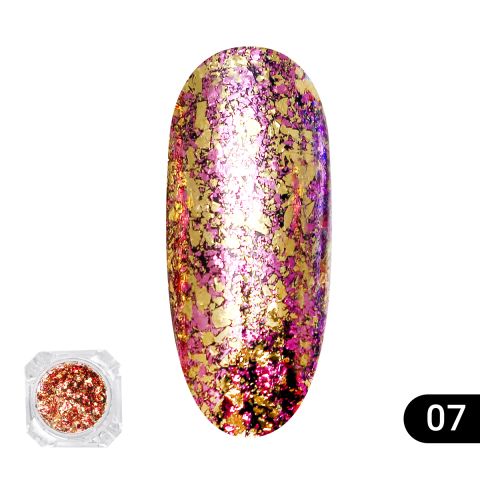 

Втирка для ногтей Global Fashion, Transparent est chameleon 06