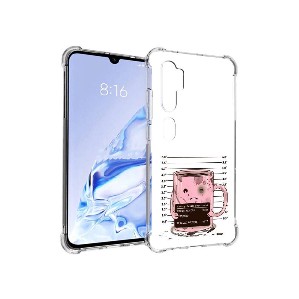 

Чехол MyPads Tocco для Xiaomi Mi Note 10 Pro кружка (PT140314.290.420), Прозрачный, Tocco