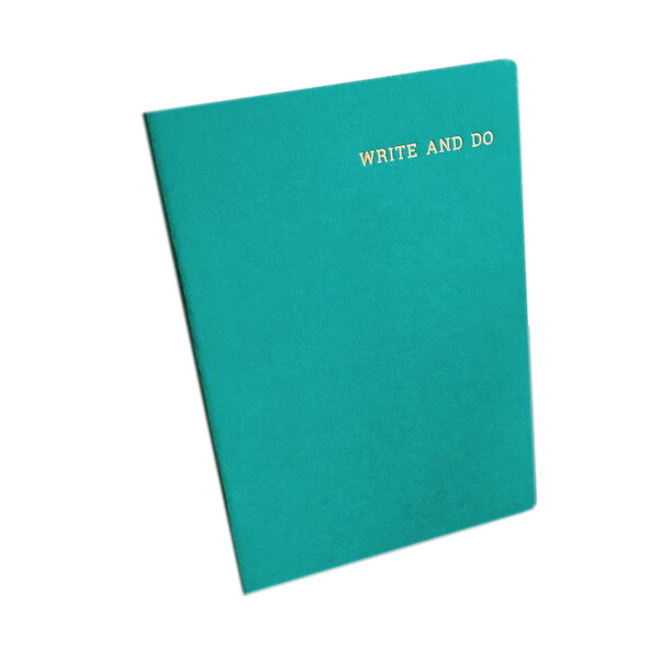 

Kraftbook Блокнот на скрепке WRITE AND DO изумрудный, А5