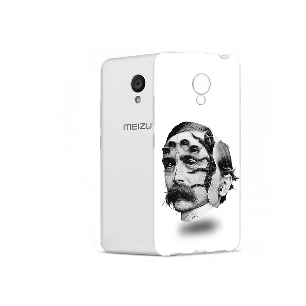

Чехол MyPads Tocco для Meizu M5 страшное лицо мужчины (PT62224.82.629), Прозрачный, Tocco