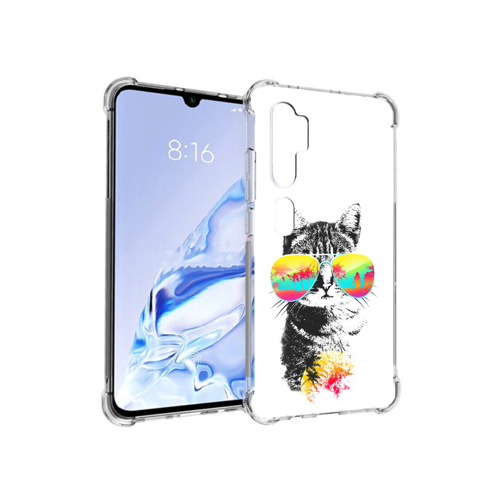 

Чехол MyPads Tocco для Xiaomi Mi Note 10 Pro крутой кот (PT140314.290.425), Прозрачный, Tocco