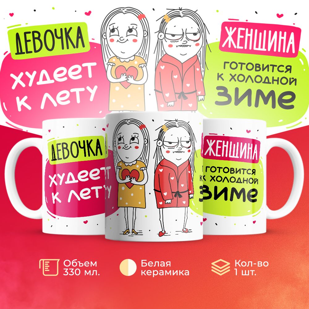 

Кружка 3Dollara Девочки VS Женщины MUG5024 330 мл