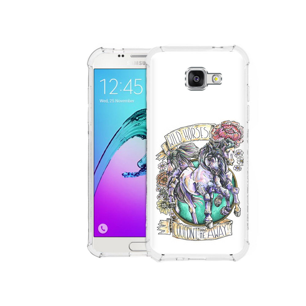 

Чехол MyPads Tocco для Samsung Galaxy A5 (2016) рисунок коней в цветах (PT25252.581.582), Прозрачный, Tocco
