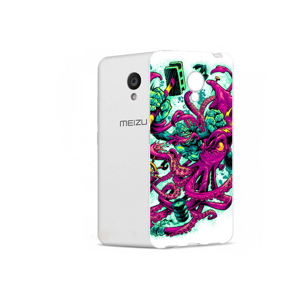 

Чехол MyPads Tocco для Meizu M5 фиолетовый кракен (PT62224.82.657), Прозрачный, Tocco