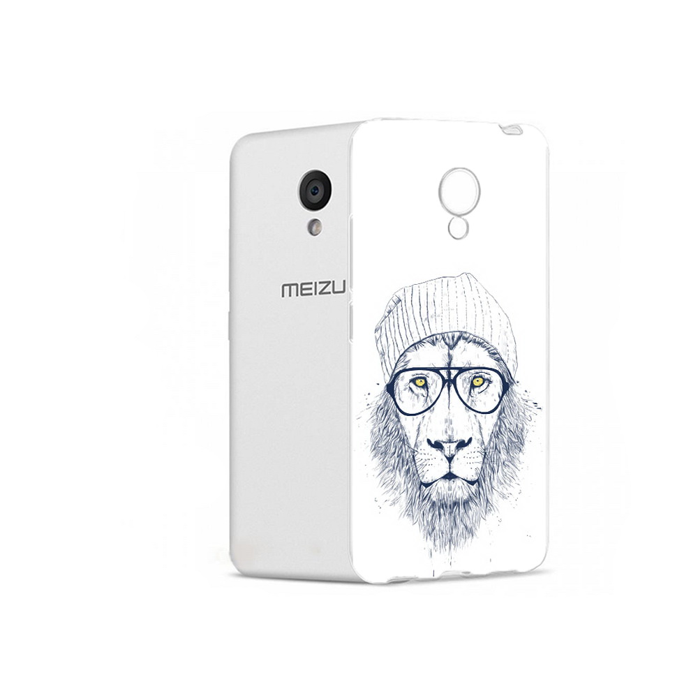 

Чехол MyPads Tocco для Meizu M5 хиппи лев (PT62224.82.663), Прозрачный, Tocco