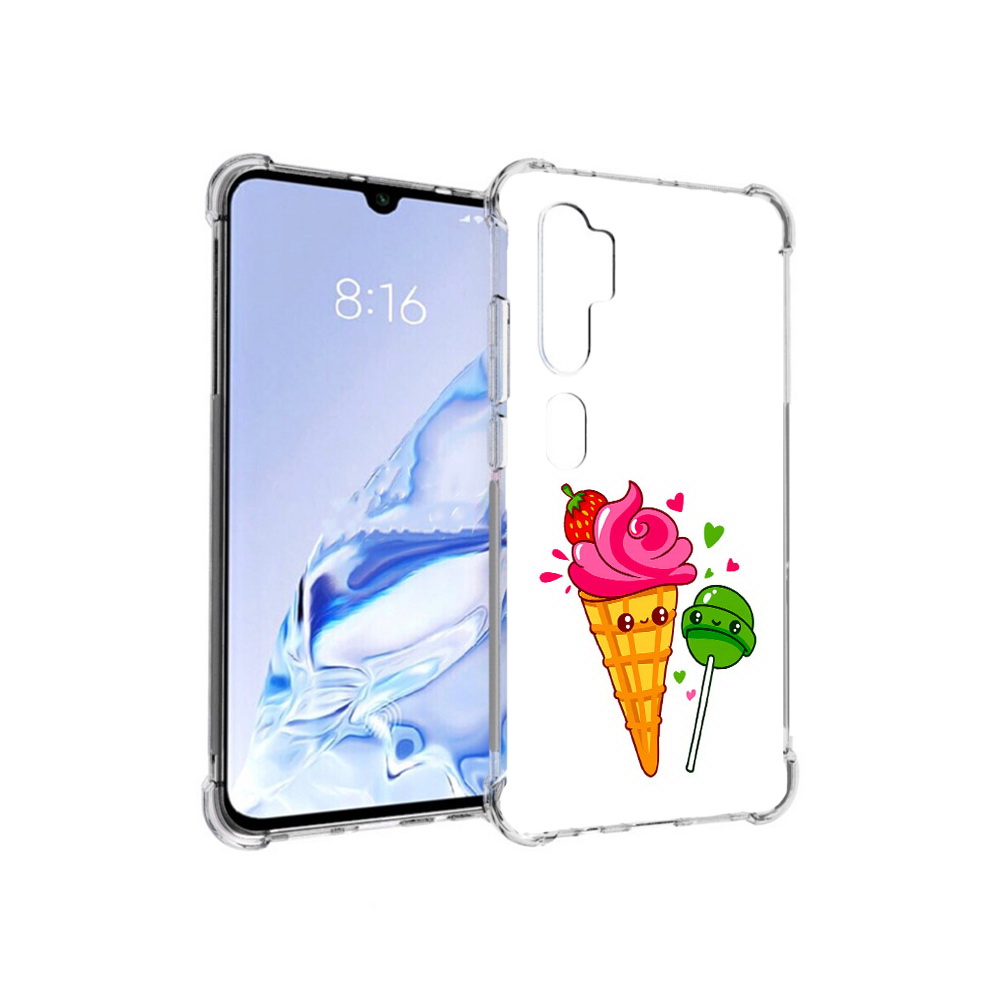 

Чехол MyPads Tocco для Xiaomi Mi Note 10 Pro Вкусняшки (PT140314.290.45), Прозрачный, Tocco