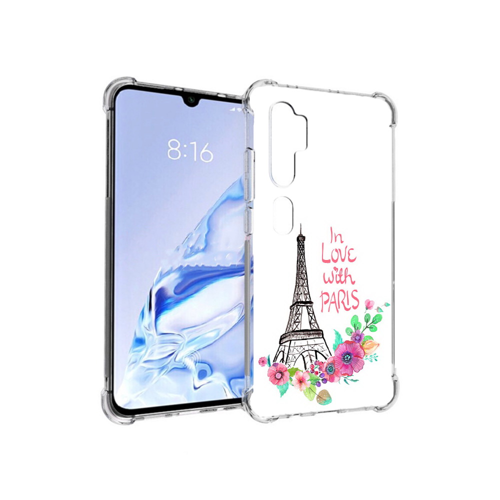 

Чехол MyPads Tocco для Xiaomi Mi Note 10 Pro любимый париж (PT140314.290.452), Прозрачный, Tocco