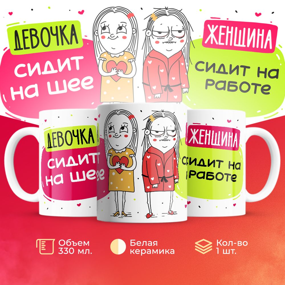 

Кружка 3Dollara Девочки VS Женщины MUG5041 330 мл