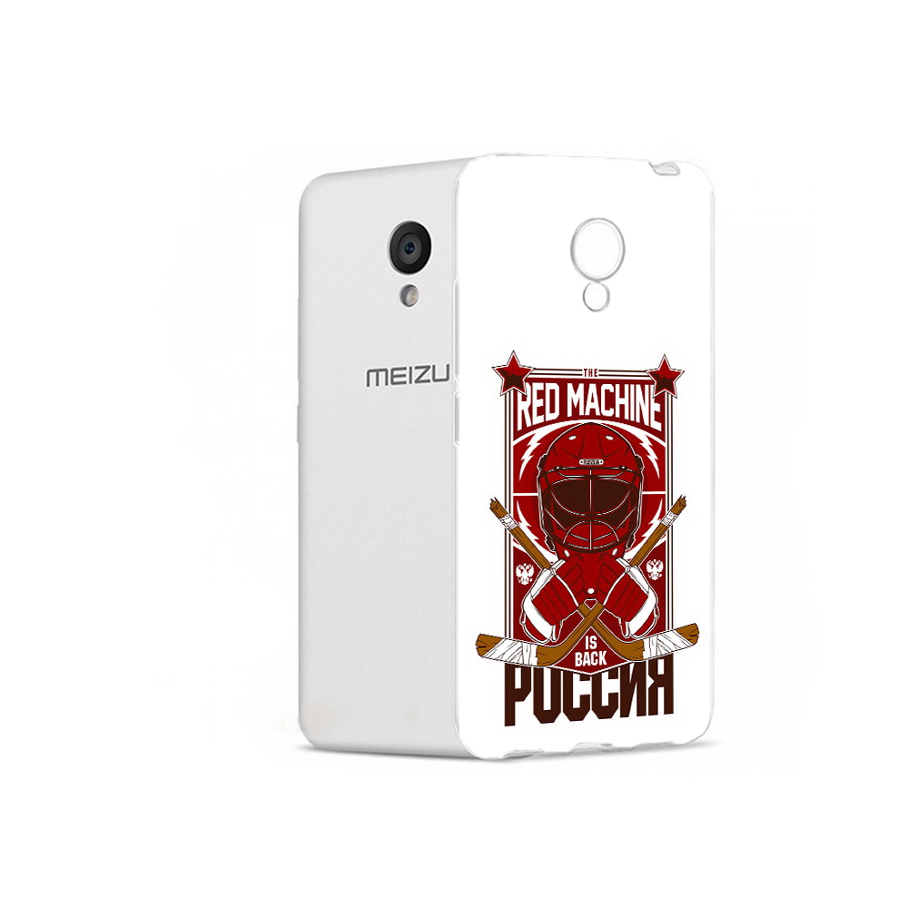 

Чехол MyPads Tocco для Meizu M5 хоккей россия (PT62224.82.666), Прозрачный, Tocco