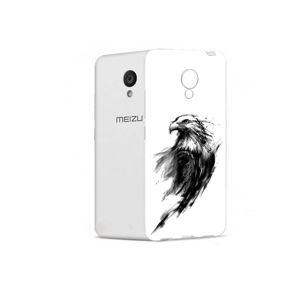 

Чехол MyPads Tocco для Meizu M5 чб птица (PT62224.82.670), Прозрачный, Tocco