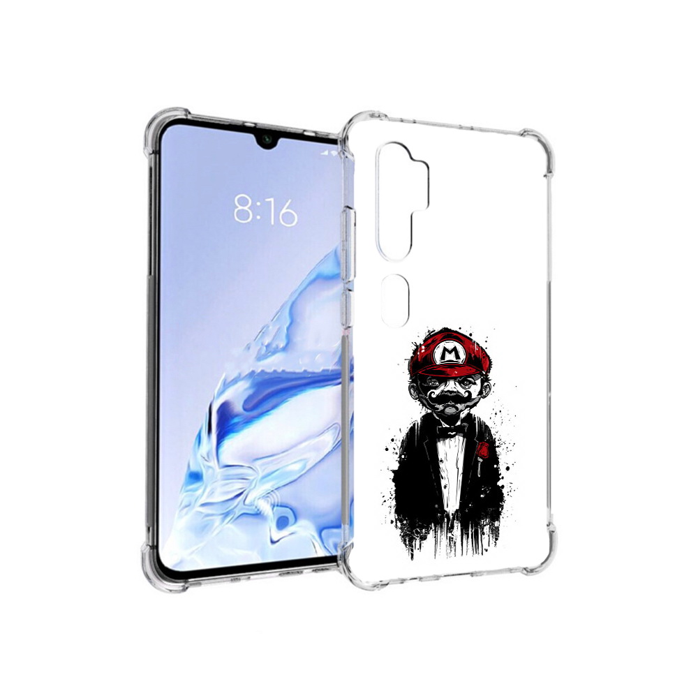 

Чехол MyPads Tocco для Xiaomi Mi Note 10 Pro марио (PT140314.290.458), Прозрачный, Tocco
