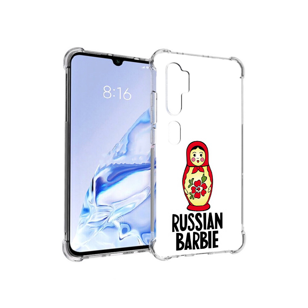 

Чехол MyPads Tocco для Xiaomi Mi Note 10 Pro матрешка (PT140314.290.459), Прозрачный, Tocco