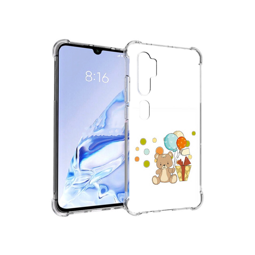 

Чехол MyPads Tocco для Xiaomi Mi Note 10 Pro медвеженок с подарком (PT140314.290.470), Прозрачный, Tocco