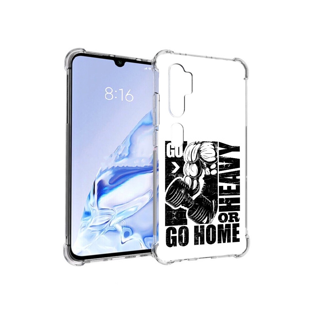 

Чехол MyPads Tocco для Xiaomi Mi Note 10 Pro накаченные руки (PT140314.290.496), Прозрачный, Tocco