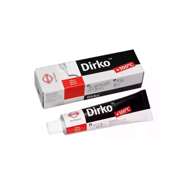 Герметик Dirko HT черный силиконовый 70мл (от -60С до +315С)
