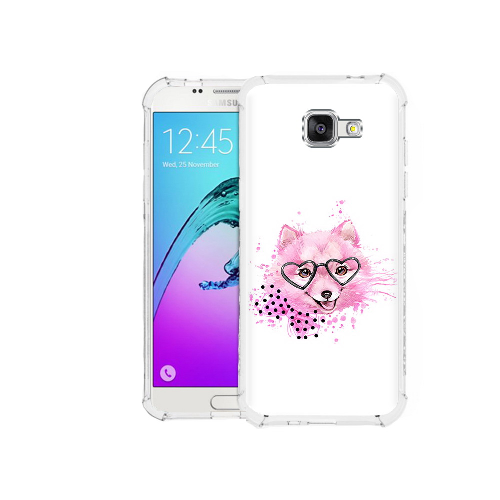 

Чехол MyPads Tocco для Samsung Galaxy A5 (2016) розовый волченок (PT25252.581.585), Прозрачный, Tocco