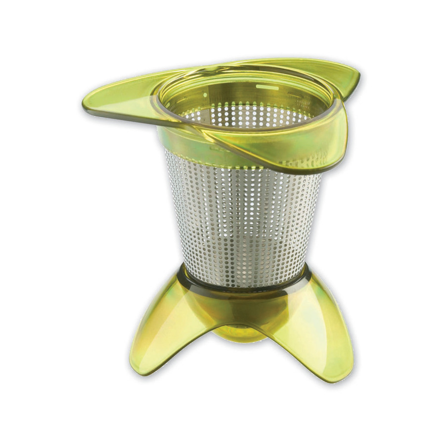 фото Фильтр для чая tovolo для чашек и чайников на подставке, металл, пластик