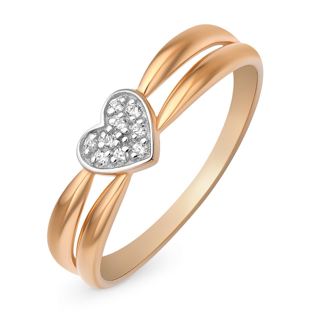 

Кольцо из золота р.  585Gold 301010371, фианит, 301010371