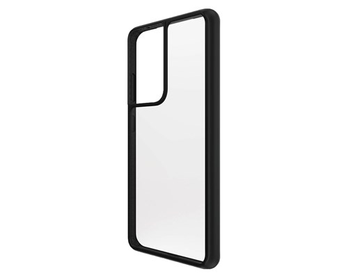 фото Панель-накладка panzerglass clear case black для samsung galaxy s21 ultra