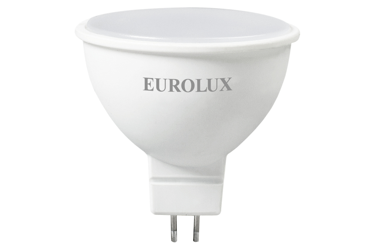 фото Лампа светодиодная ll-e-mr16-7w-230-4k-gu5.3 eurolux 10 шт.