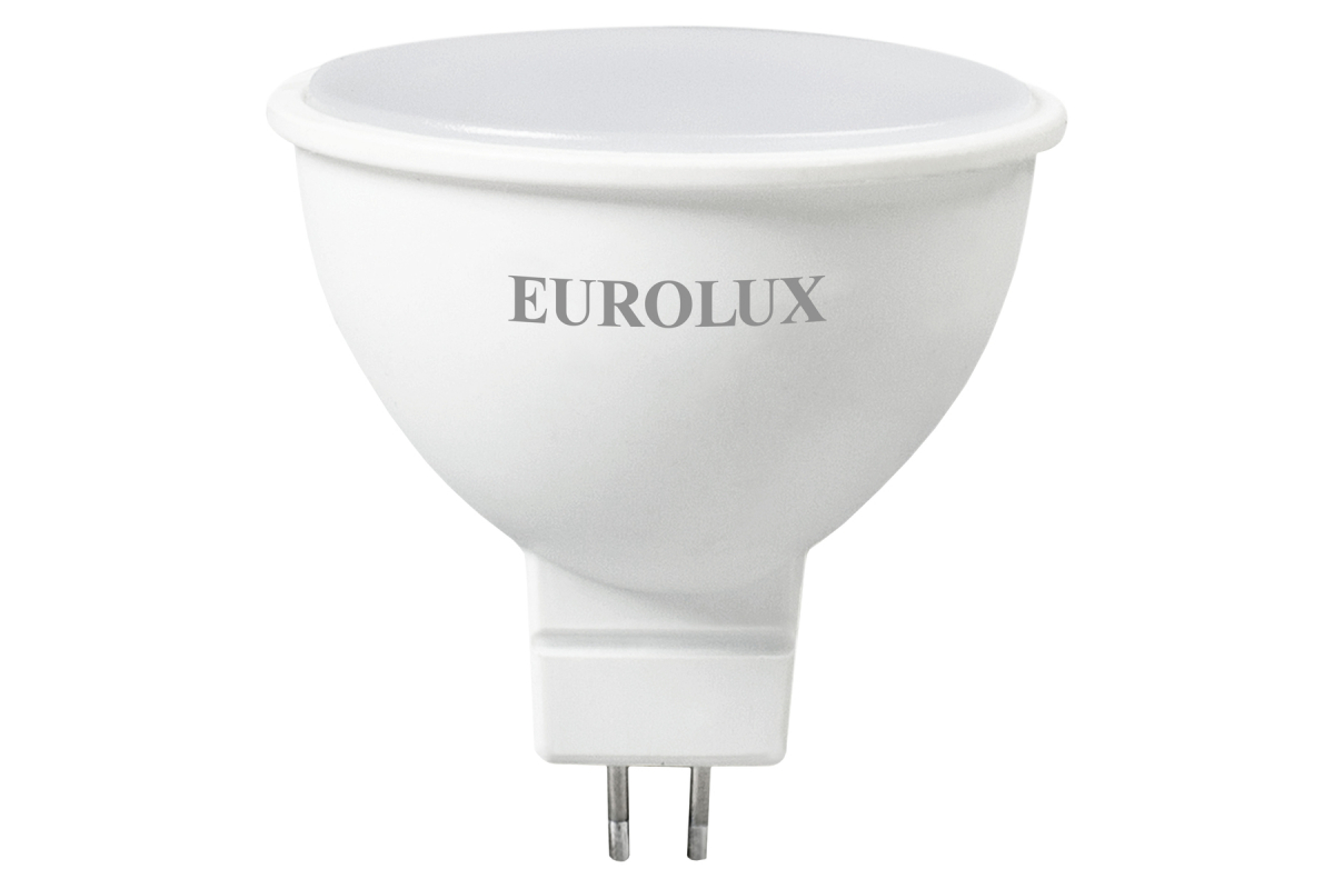 

Лампа светодиодная LL-E-MR16-7W-230-4K-GU5.3 Eurolux 10 шт., 76/2/24-10