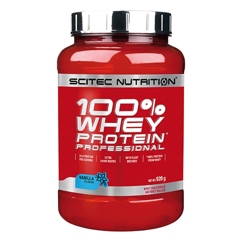 фото Протеин scitec nutrition whey protein professional 920 г белый шоколад-клубника