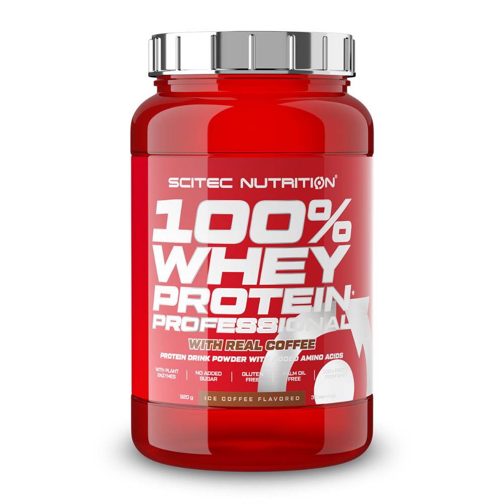 фото Протеин scitec nutrition 100% whey protein professional 920 г, холодный кофе