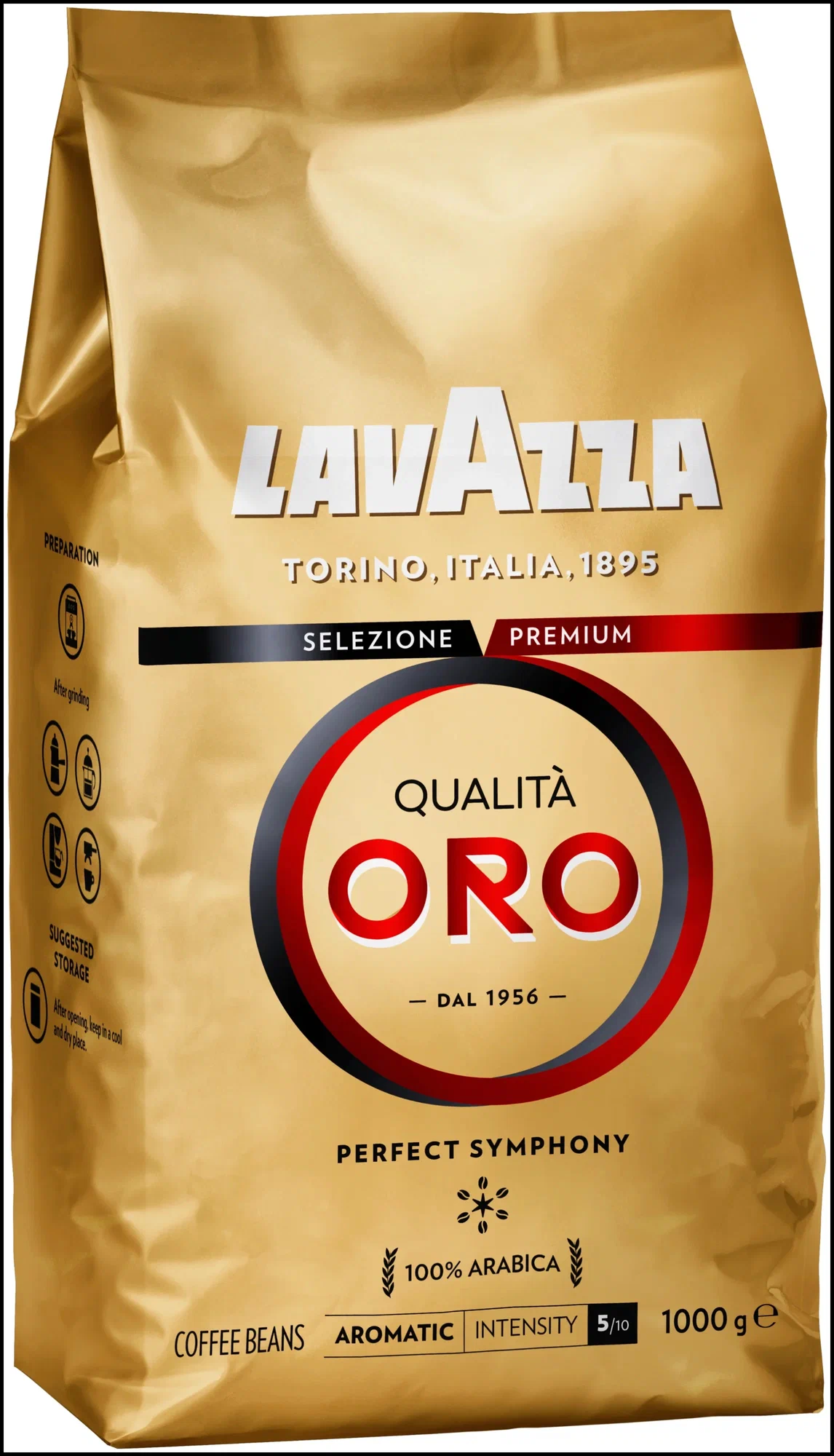 

Кофе в зёрнах Lavazza Qualita Oro Perfect Symphony 1 кг, Oro - Perfect