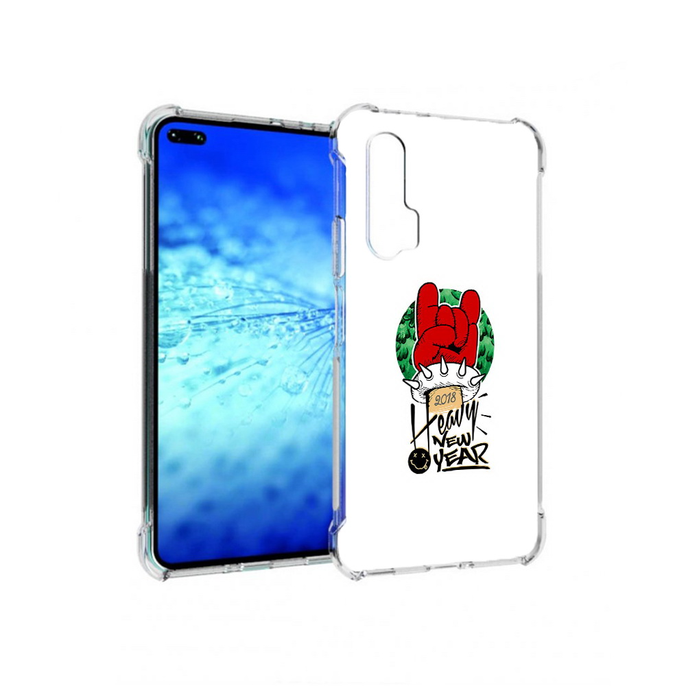 

Чехол MyPads Tocco для Huawei View 30 Pro Гангстер новый год (PT145237.17.53), Прозрачный, Tocco