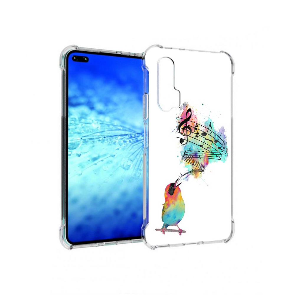 

Чехол MyPads Tocco для Huawei View 30 Pro певчая птичка (PT145237.17.536), Прозрачный, Tocco