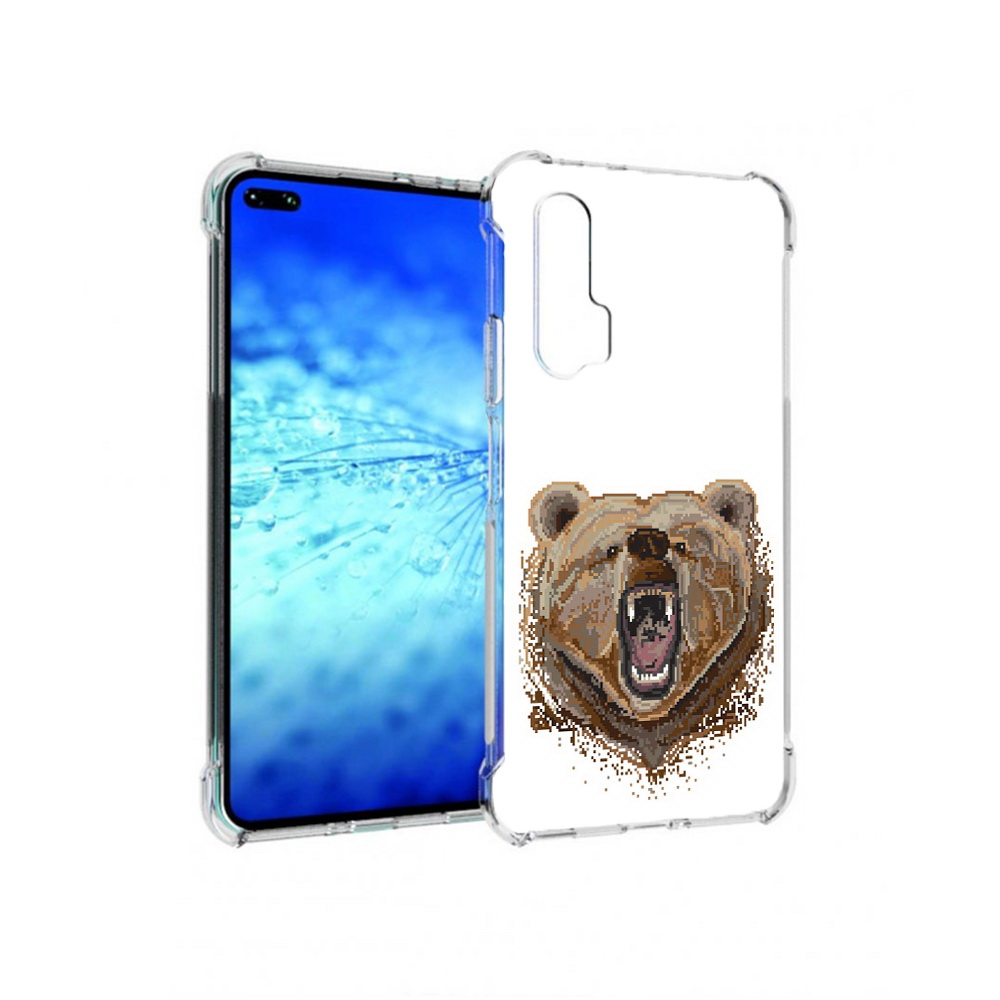 

Чехол MyPads Tocco для Huawei View 30 Pro пиксельный медведь (PT145237.17.539), Прозрачный, Tocco