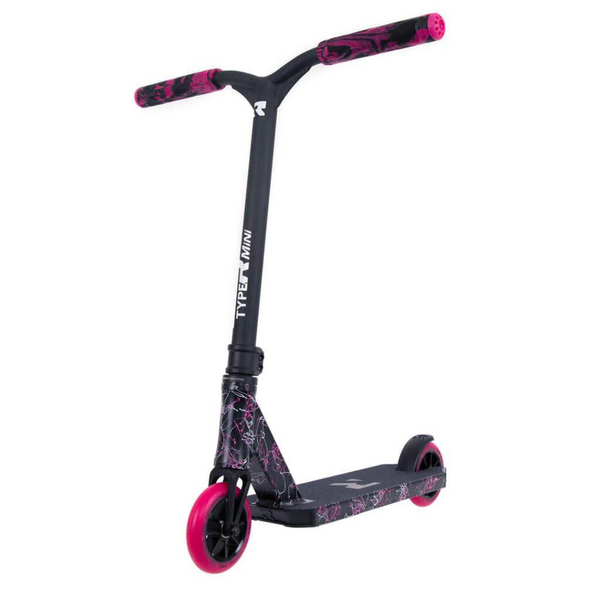 Самокат детский ROOT INDUSTRIES Complete Scooter Type R Mini Splatter Pink, White велосипед tech team merlin 20 white pink алюмин