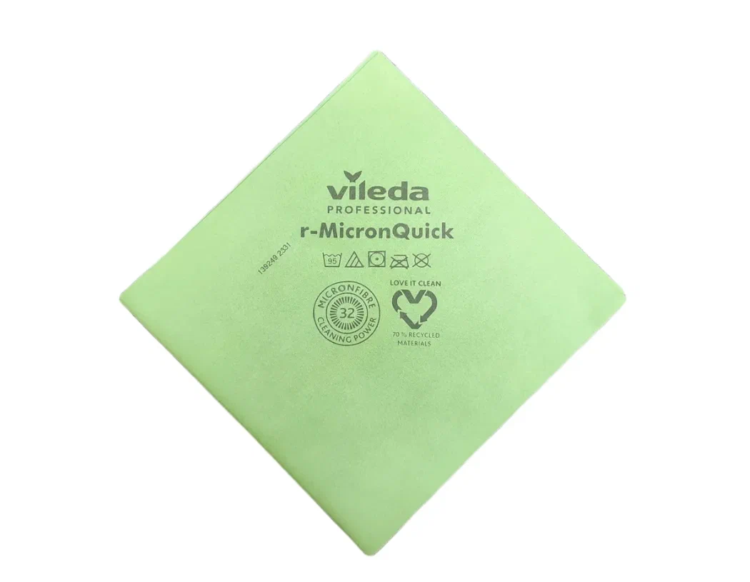 Салфетка Vileda Professional МикронКвик, универсальная, зеленый, 1 шт