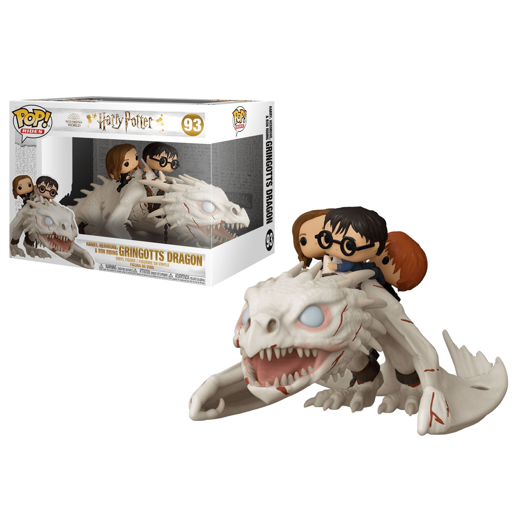 Фигурка Funko POP Rides Harry Potter – Dragon w/Harry, Ron, & Hermione (50815)