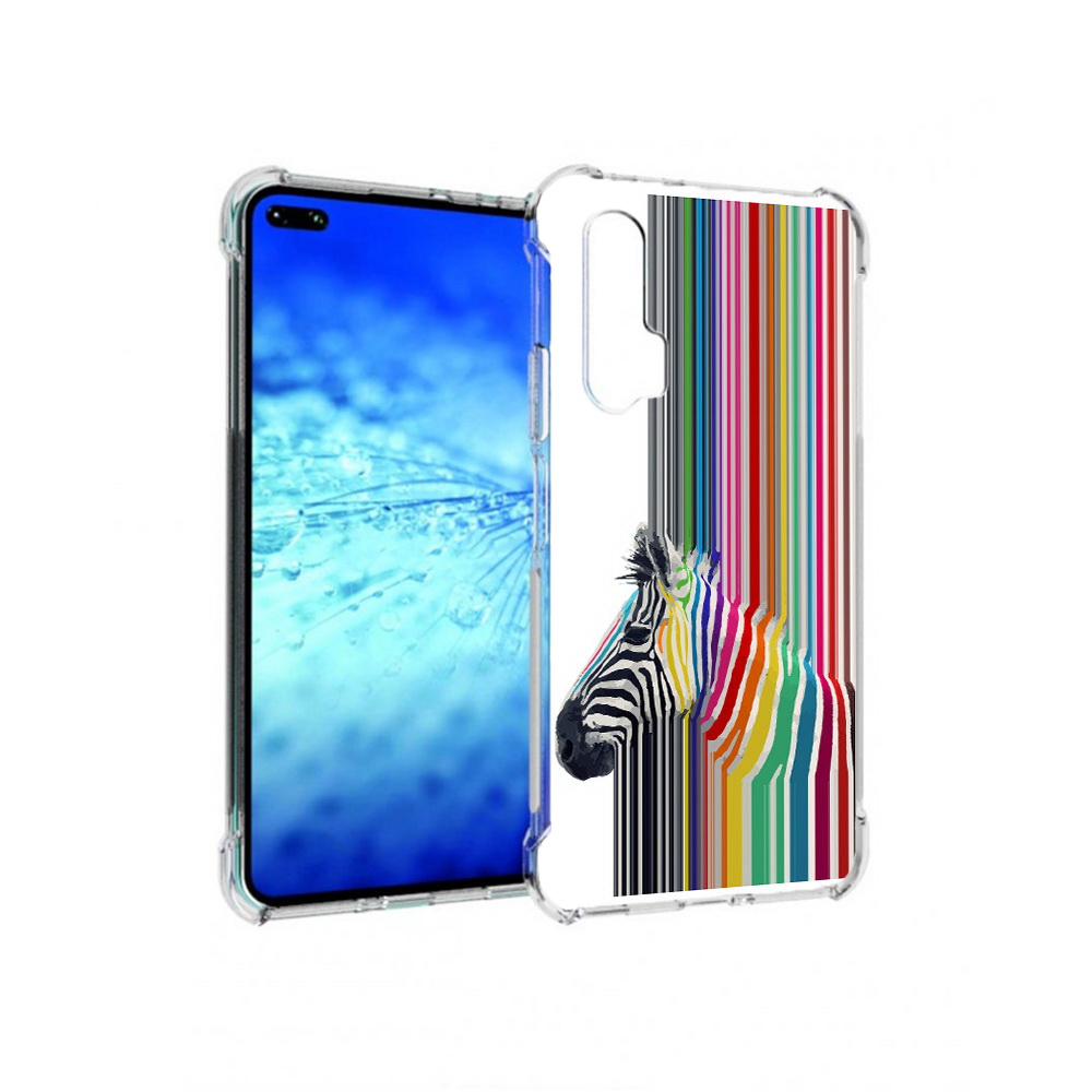 

Чехол MyPads Tocco для Huawei View 30 Pro радужная зебра (PT145237.17.565), Прозрачный, Tocco
